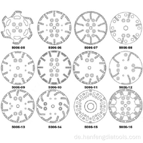 Diamantscheiben für Bodenschleifer